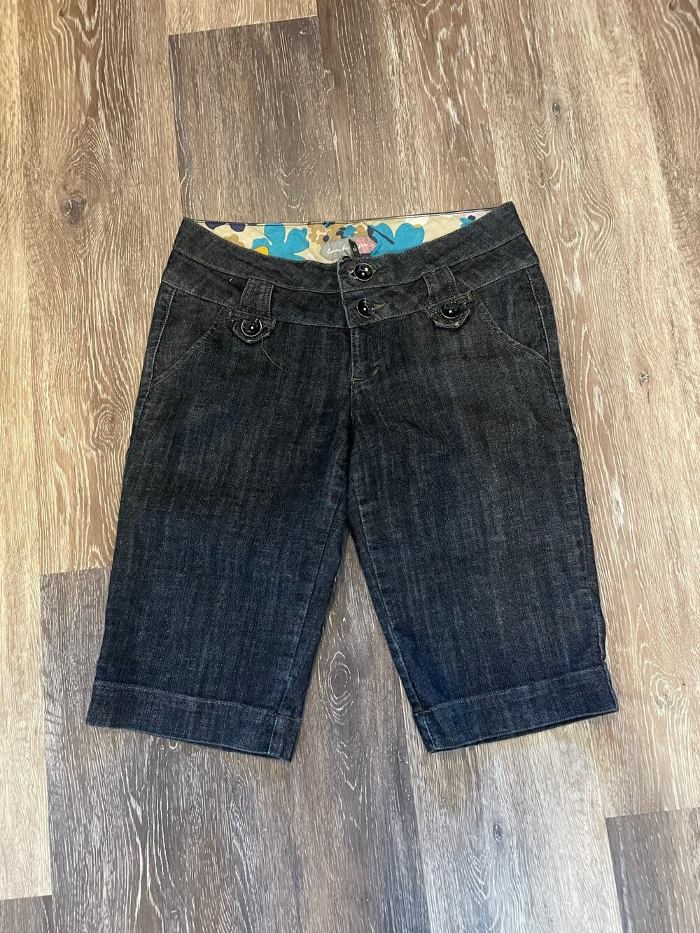 vintage y2k denim capris